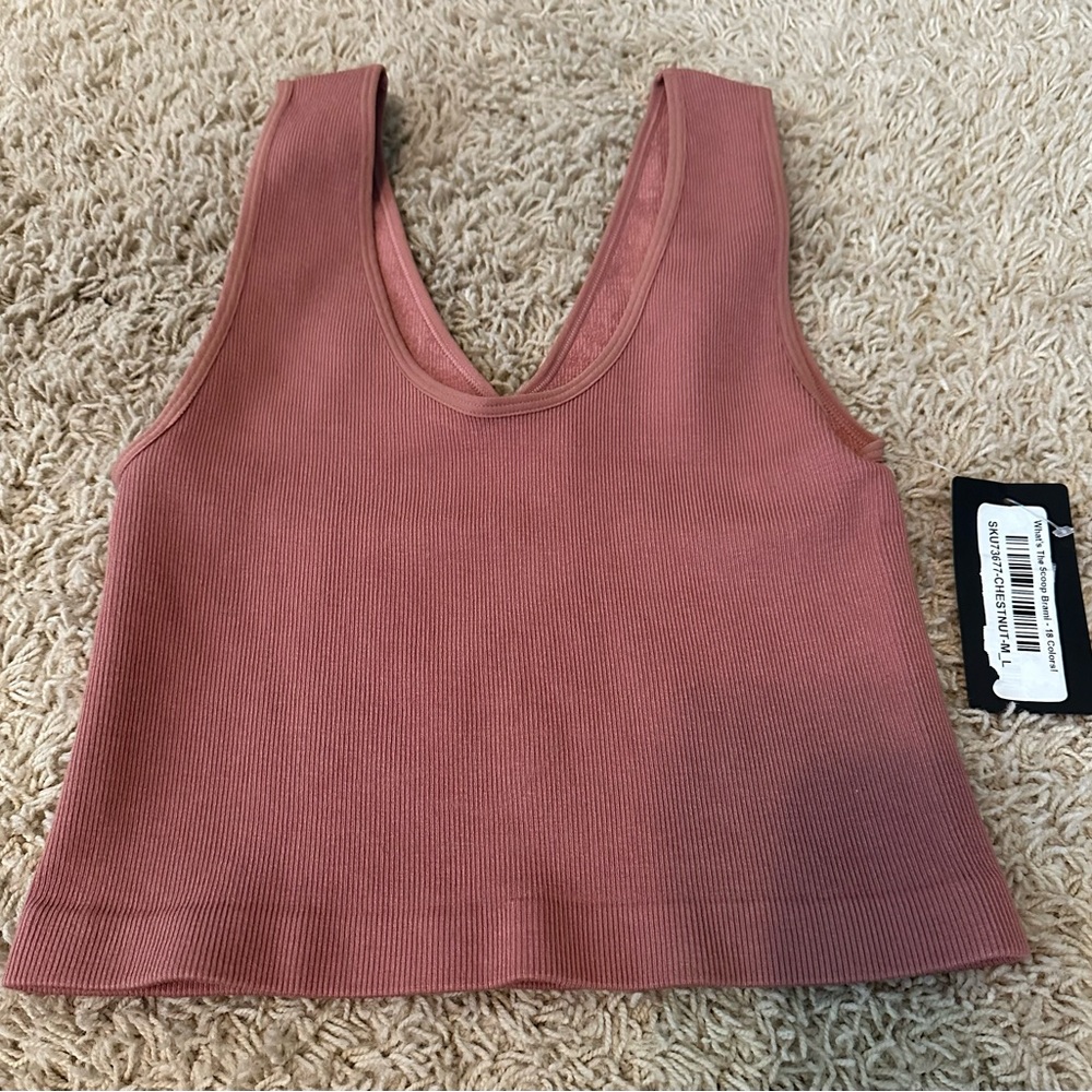 NWT MOCHA BRALETTE